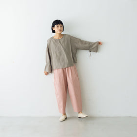 Gauze# キュリアス2wayブラウス フェードグレー