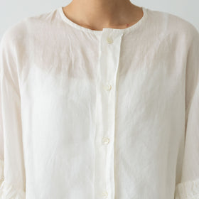 Gauze# レースフリルスリーブブラウス