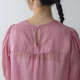 Gauze# ギャザースリーブブラウス