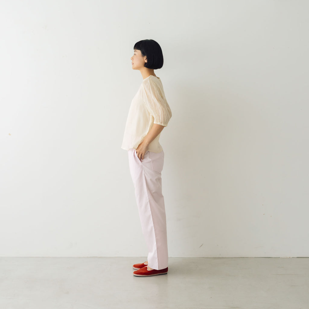 Gauze# ギャザースリーブブラウス