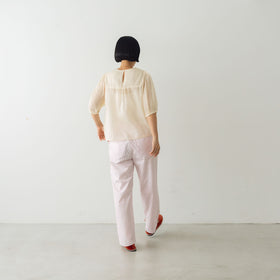 Gauze# ギャザースリーブブラウス