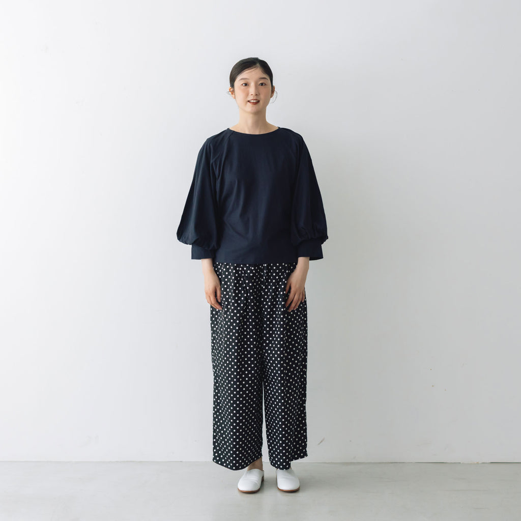 Gauze# ポルカドットワイドパンツ