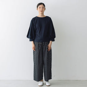 Gauze# ポルカドットワイドパンツ