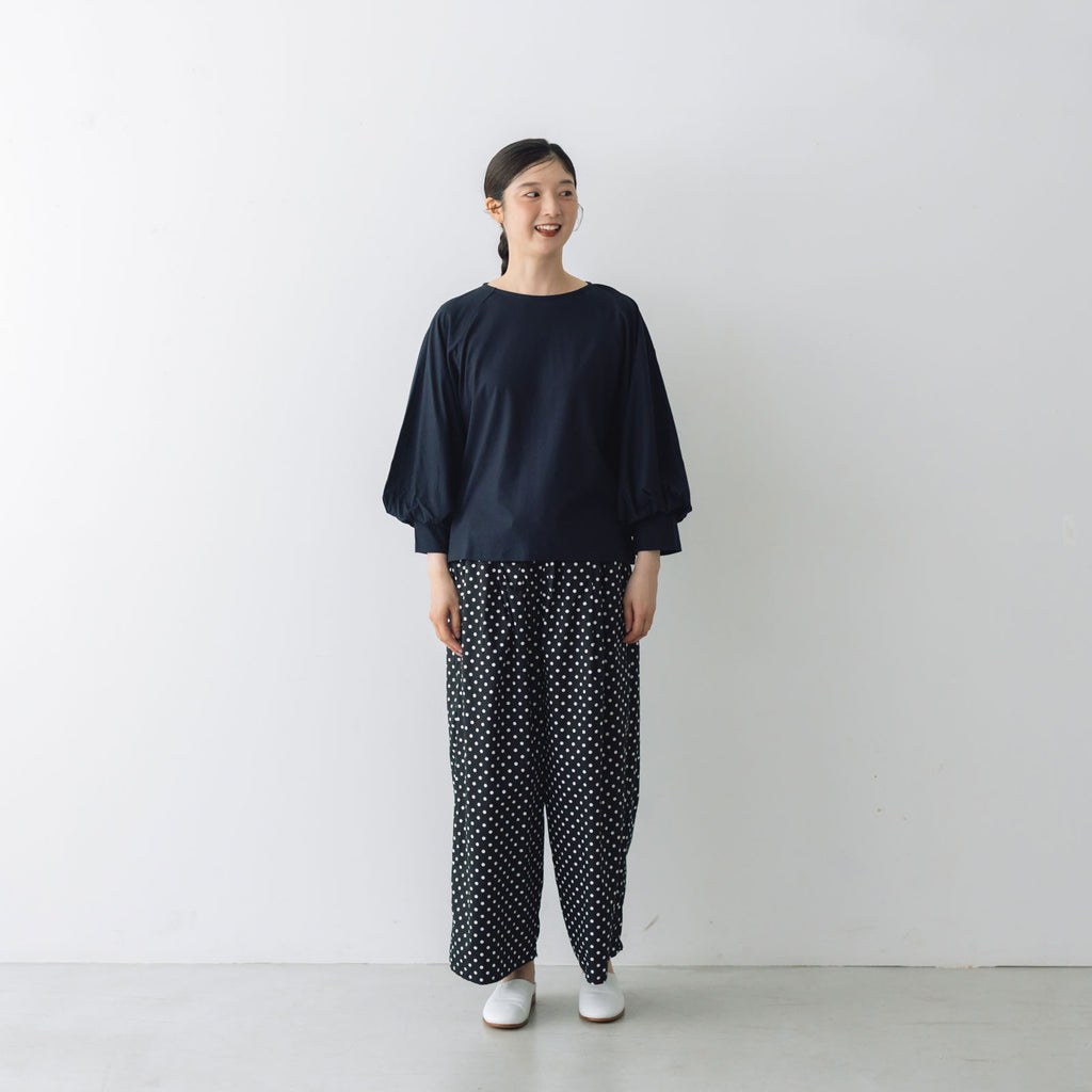 Gauze# ポルカドットワイドパンツ