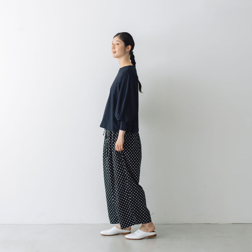 Gauze# ポルカドットワイドパンツ