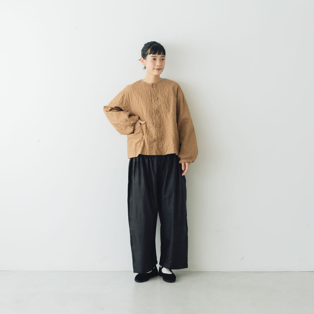 Gauze# ランタンスリーブキルトジャケット