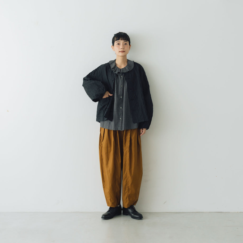 Gauze# ランタンスリーブキルトジャケット