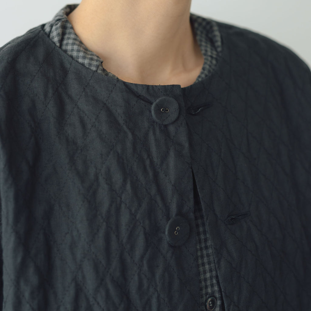 Gauze# ランタンスリーブキルトジャケット