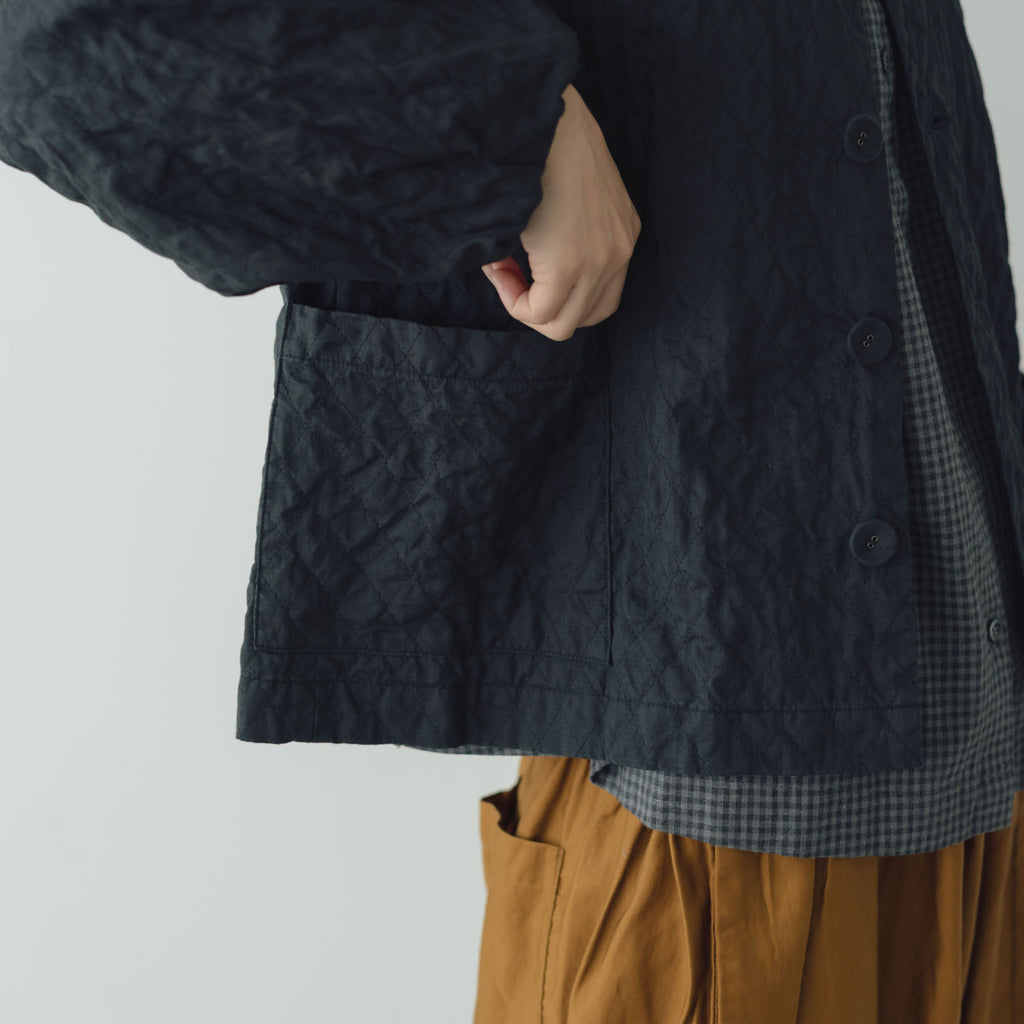 Gauze# ランタンスリーブキルトジャケット