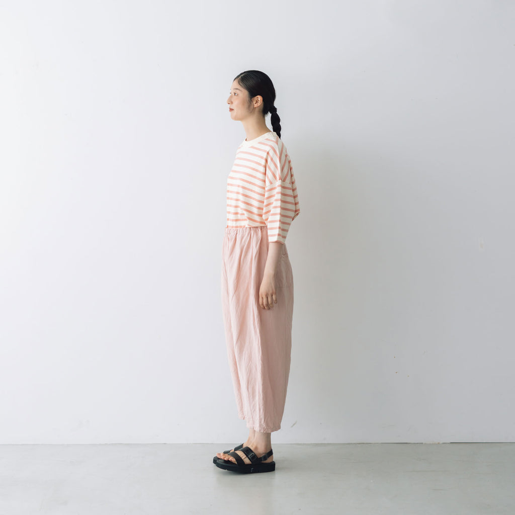 Gauze# リネン ヴィスコース チャーリー パンツ