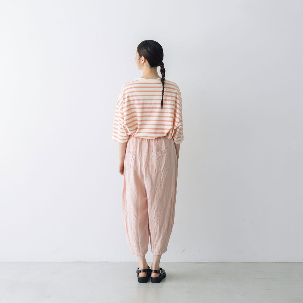 Gauze# リネン ヴィスコース チャーリー パンツ
