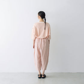 Gauze# リネン ヴィスコース チャーリー パンツ
