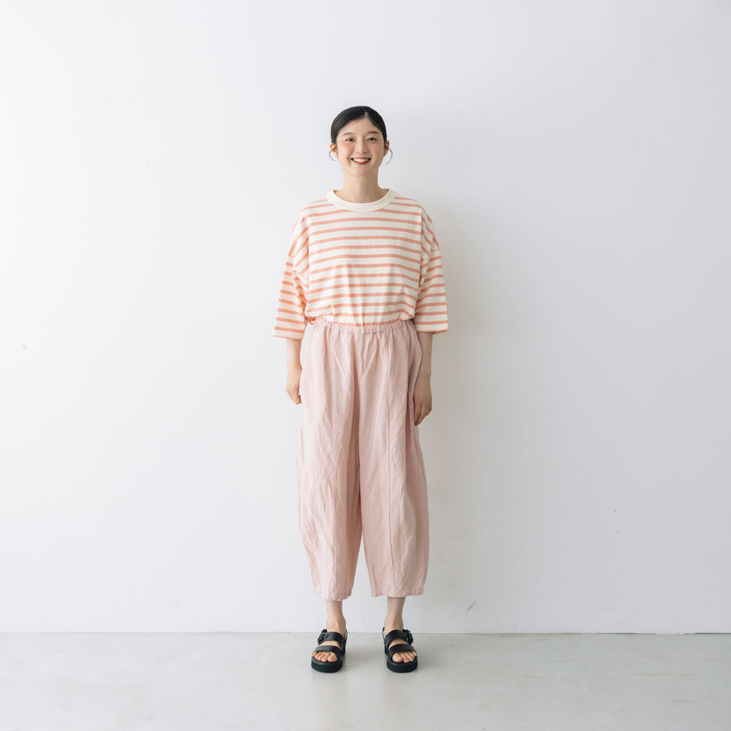 Gauze# リネン ヴィスコース チャーリー パンツ