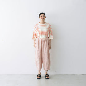 Gauze# リネン ヴィスコース チャーリー パンツ