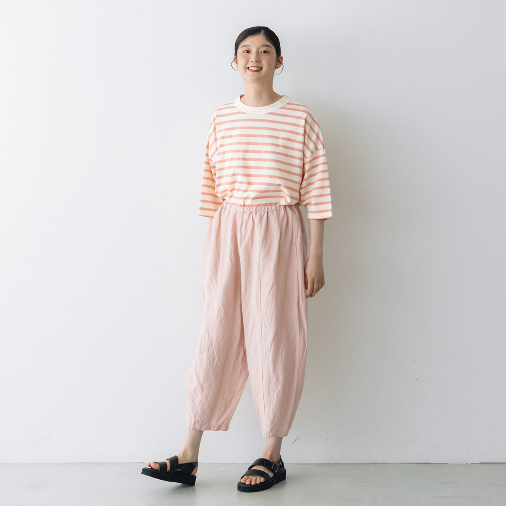 Gauze# リネン ヴィスコース チャーリー パンツ