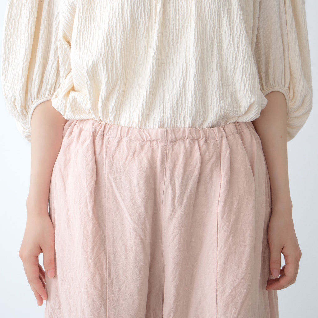 Gauze# リネン ヴィスコース チャーリー パンツ