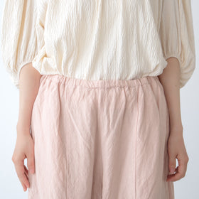 Gauze# リネン ヴィスコース チャーリー パンツ