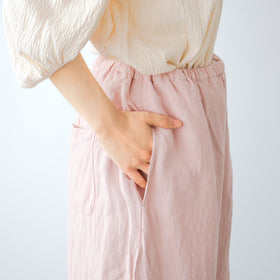 Gauze# リネン ヴィスコース チャーリー パンツ