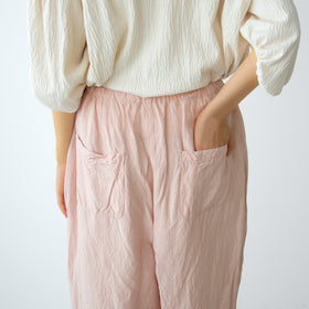 Gauze# リネン ヴィスコース チャーリー パンツ