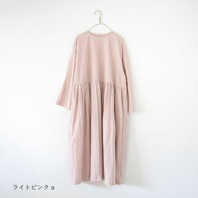 Gauze# ヌーヴォー スウィッチング ギャザーワンピース
