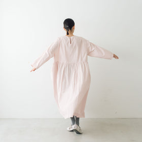 【SALE】 Gauze# ヌーヴォー スウィッチング ギャザーワンピース
