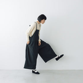 Gauze# トラバイユ サロペット チャコール