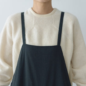 Gauze# トラバイユ サロペット チャコール