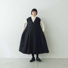 Gauze# ボックスタック ノースリーブワンピース