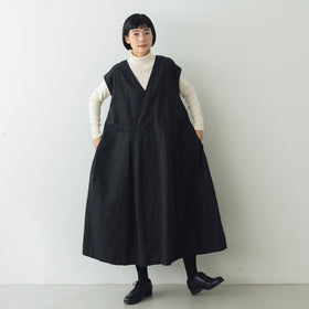 Gauze# ボックスタック ノースリーブワンピース