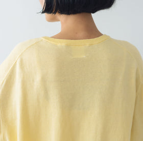 Gauze# ギャザースリーブ ニットカーディガン