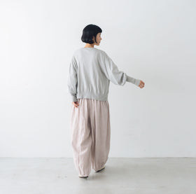 Gauze# ギャザースリーブ ニットカーディガン