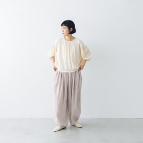 Gauze# リネン アメリ パンツ