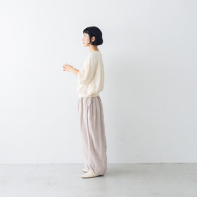 Gauze# リネン アメリ パンツ