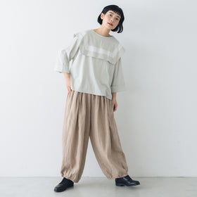 Gauze# リネン アメリ パンツ