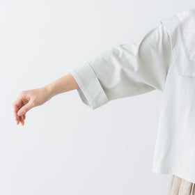 Gauze# アメリ セーラーカラーレースプルオーバー