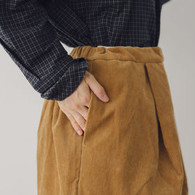 Gauze# オーガニックコーデュロイ ウフパンツ
