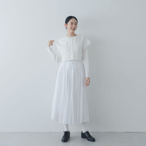 Gauze# アンティーク ピンタック ジレ