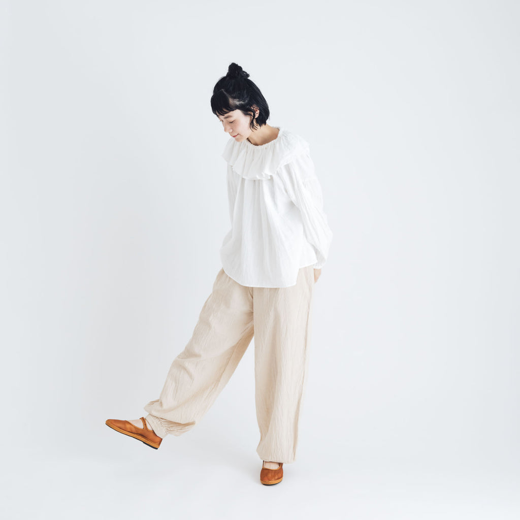 〈くらすこと別注〉ヂェン先生の日常着 バルーンパンツ スリム