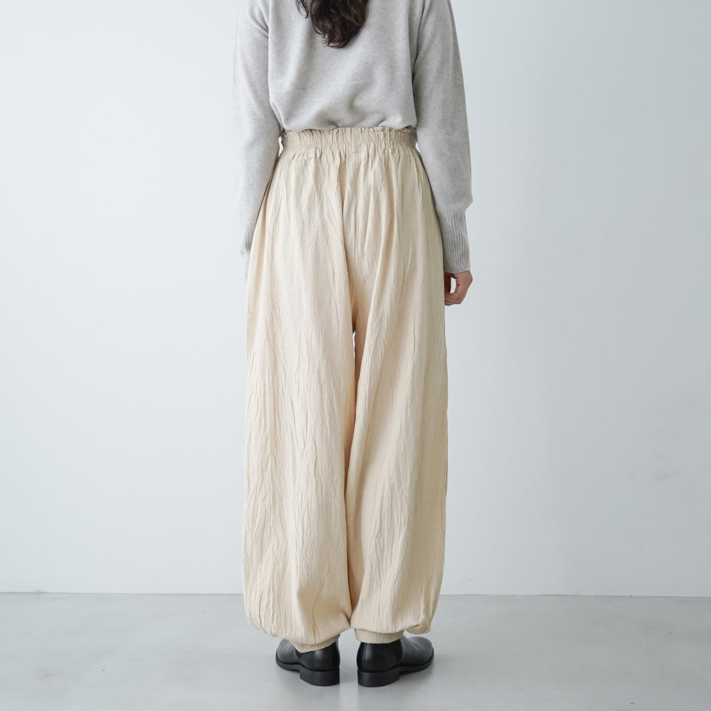 〈くらすこと別注〉ヂェン先生の日常着 バルーンパンツ スリム