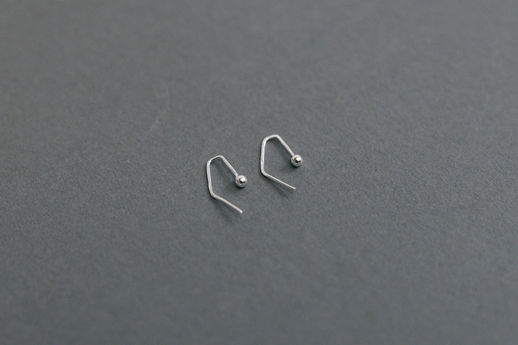 muimaur 球体03 ピアス シルバー