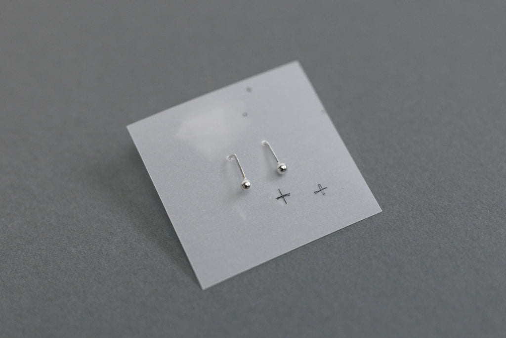 muimaur 球体03 ピアス シルバー