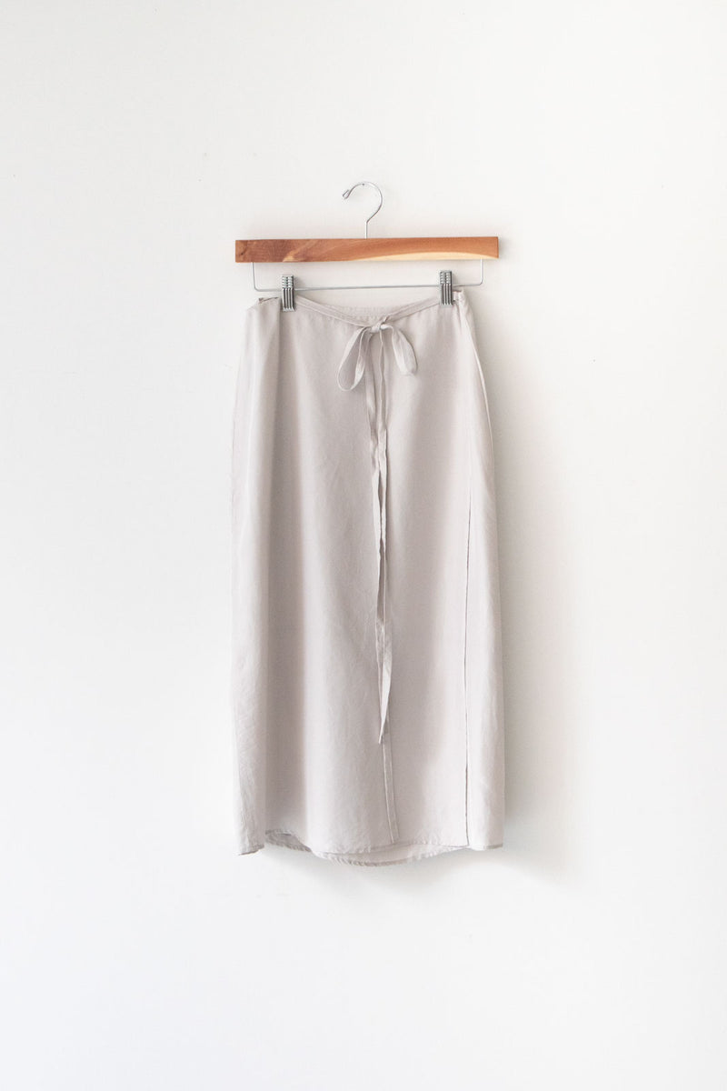 Yoli Silk wrap skirt｜くらすこと