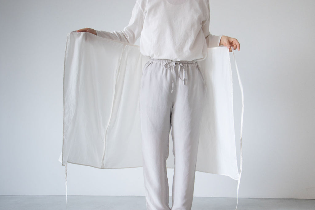 Yoli Silk wrap skirt