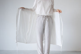 Yoli Silk wrap skirt