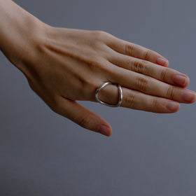 accessories mau カレンシルバーリング 9