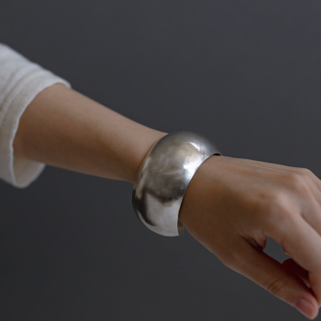 accessories mau カレンシルバー ぷっくりバングル 1