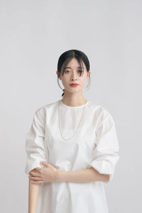 accessories mau カレンシルバーロングネックレス