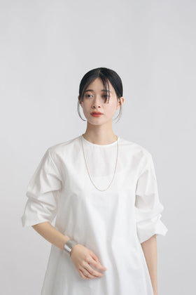 accessories mau カレンシルバーロングネックレス