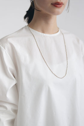 accessories mau カレンシルバーロングネックレス