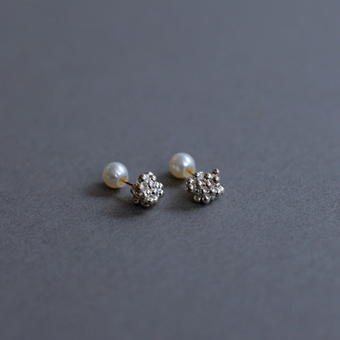 accessories mau カレンシルバーピアス パールキャッチ
